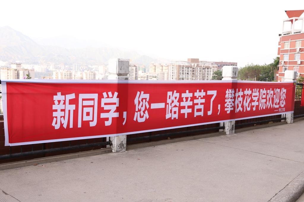迎接新生的标语